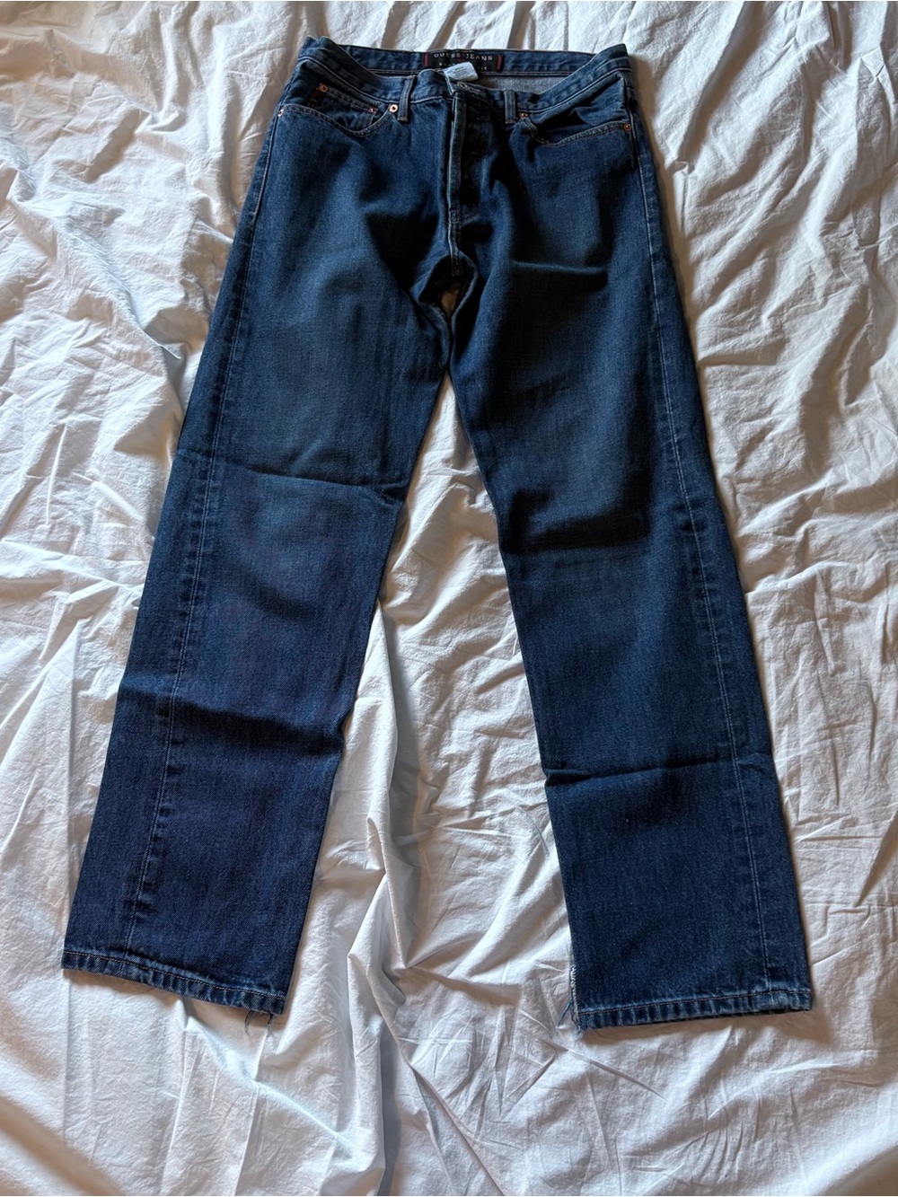 Guess Women’s Dark Blue Straight Jeans